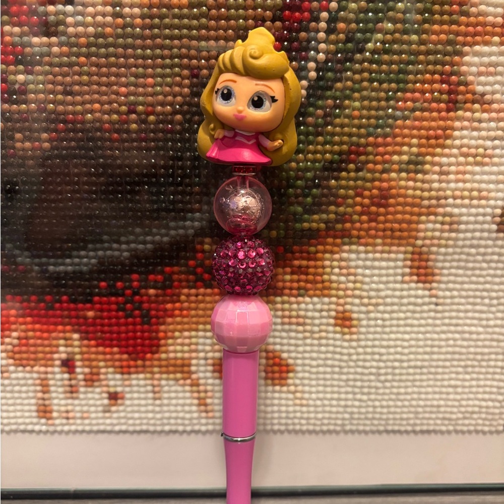 Charming Princess Aurora Pink Pen